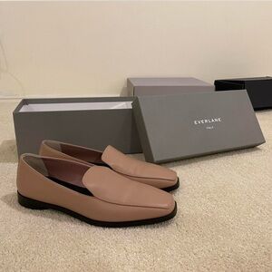 Everlane Blush Leather Slip-On Loafers